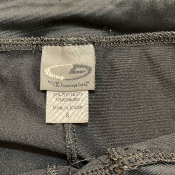 Champion black cropped drawstring leggings small - Picture 7 of 14